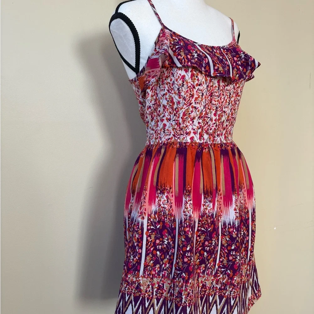 Xhilaration Multicolor Floral Mini Dress - Picture 3 of 14